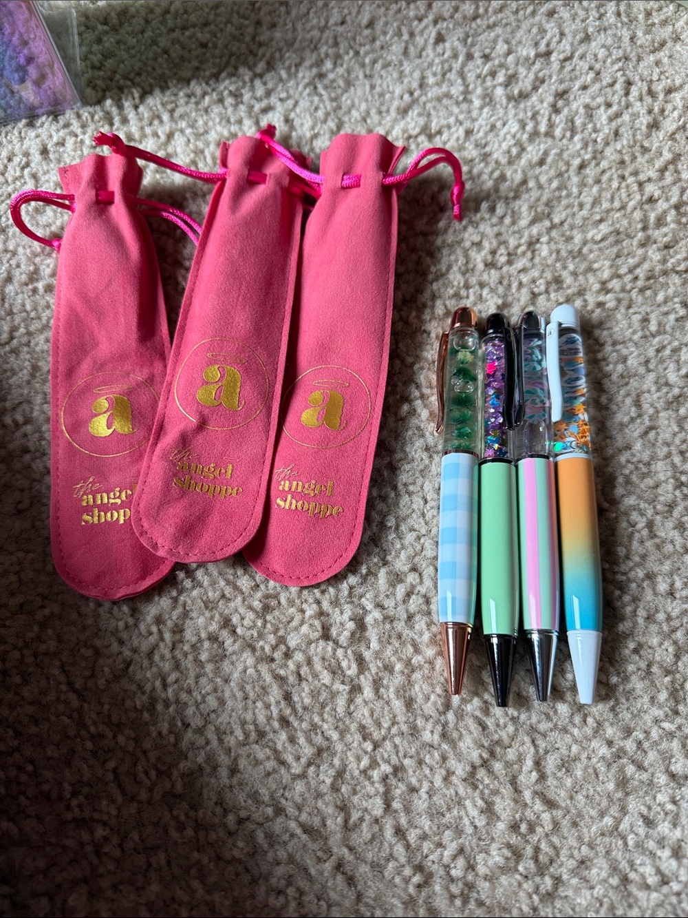 The Angel Shoppe pen set